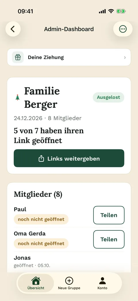 Wer seinen Link schon geöffnet hat – in der iPhone-App