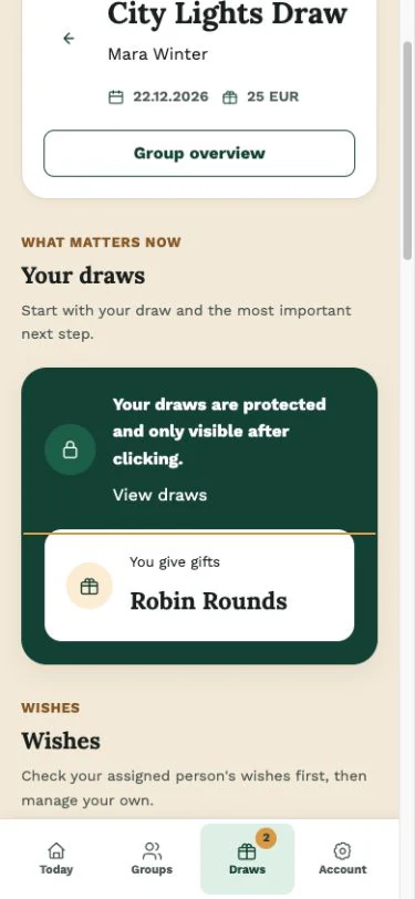 Each result stays personal in the Wichtlify web app