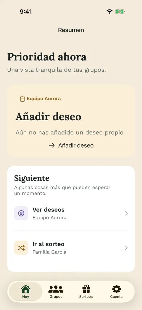 El resumen – en la app para iPhone