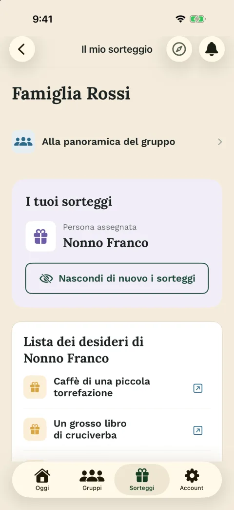Ogni risultato resta personale – nell’app per iPhone