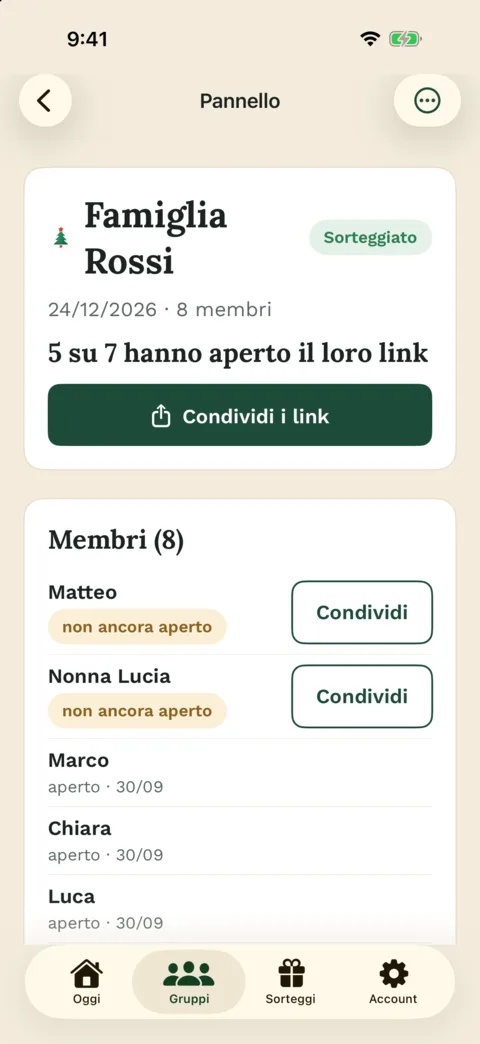 Chi ha già aperto il suo link – nell’app per iPhone