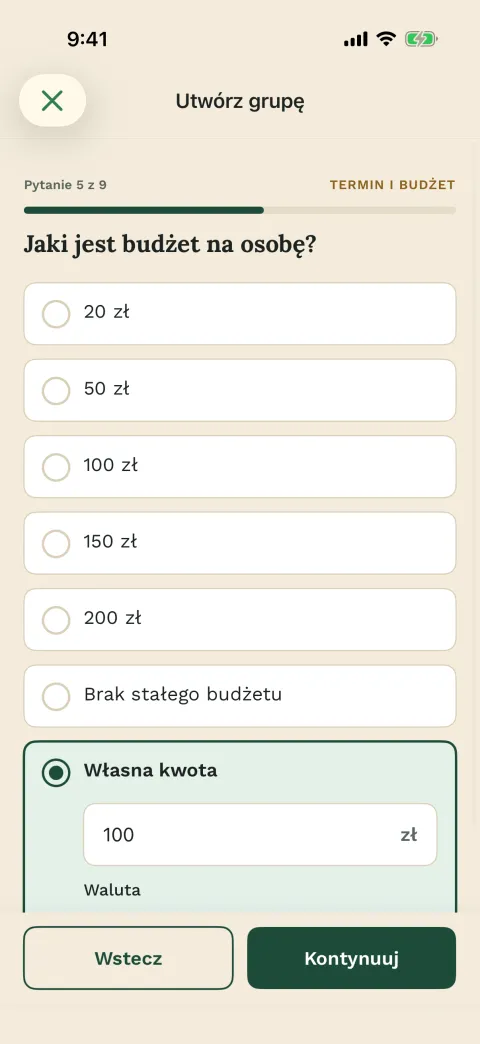 Zakładanie grupy – w aplikacji na iPhone’a