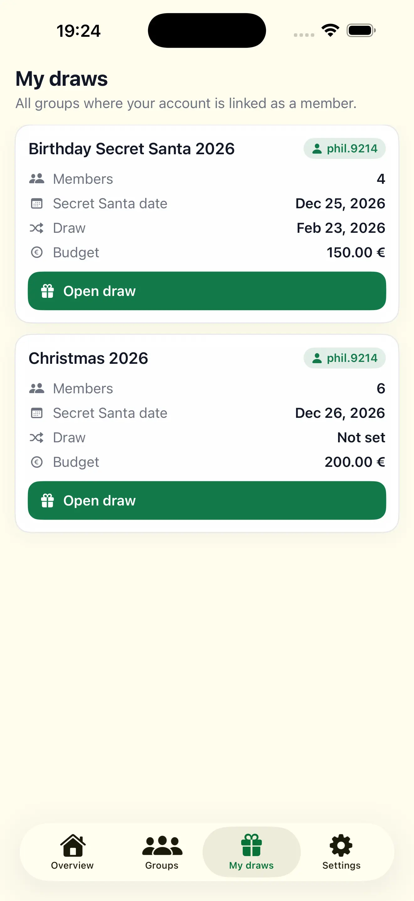 Wichtlify App Screenshot: Admin Dashboard